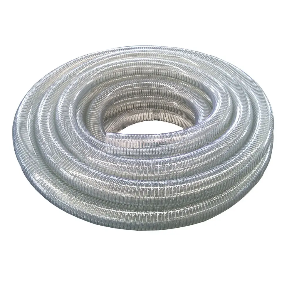 PVC jeklena žica spiralno ojačana cev