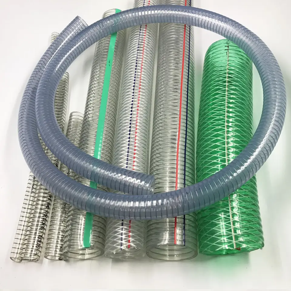 PVC steel wire spiral reinforced hose1