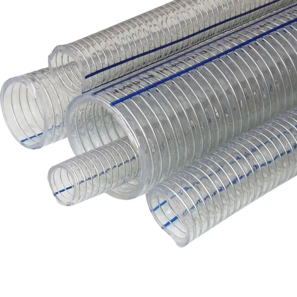 PVC steel wire spiral reinforced hose2